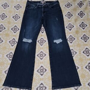 Lucky Brand Sweet Dark Blue Mid Rise Flare Jeans Size 6/28R